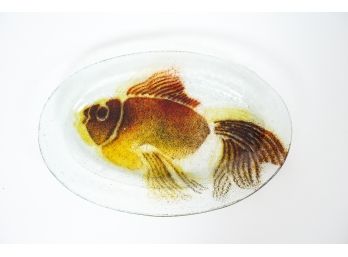 Mid Century Modern Goldfish Platter