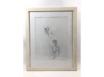 Elaine Marinoff Sketch Of Two Male Nudes
