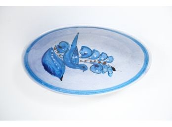 Mexican Hand-Painted Pottery Dish