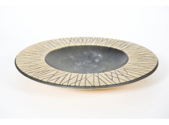 Sunburst Pottery Plate