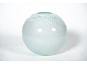 Spherical Art Glass Vase
