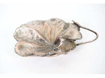 Bronze Geranium Leaf By Michael Michaud