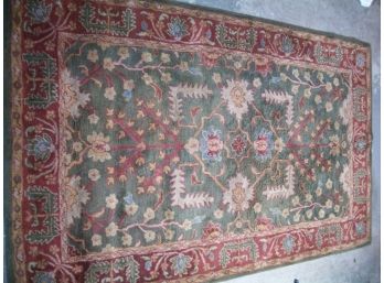 100% Wool Rug BIJAR - Made In India (1 Of 2)  - 96' X 62' - Great Colors