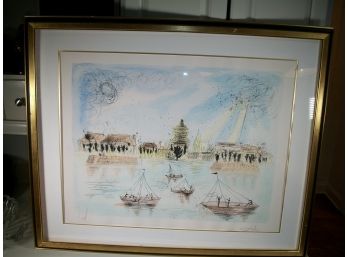'Authentic' Large Salvador Dali 'Venice'  Signed / Numbered 93/300