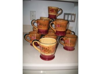 Set Of 12 Nanette Vacher 'Romance' Ambiance Collection . . .Large  Mugs