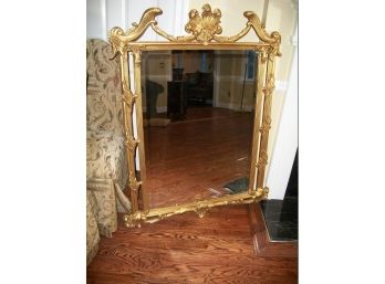 Very Large Gold Gilt Rococo Mirror -Beautiful (Needs TLC)