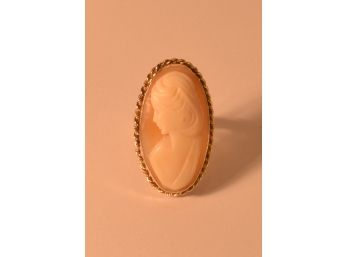 Tested 14k Gold Cameo Ring 8 Grams Total Weight Of Ring