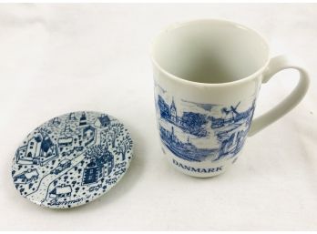 Vintage Danish Mug And Plate - Made In Denmark