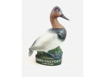 Vintage Lord Calvert Ceramic Duck Decanter