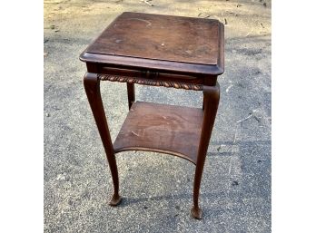 Antique Mahogany Parlor Side Table