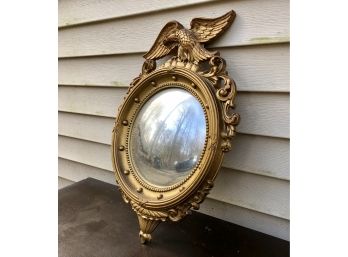 Vintage Concave Patriotic Eagle Mirror