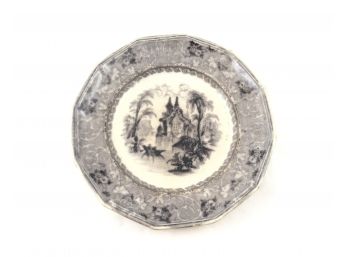 Antique Coburg Porcelain Plate