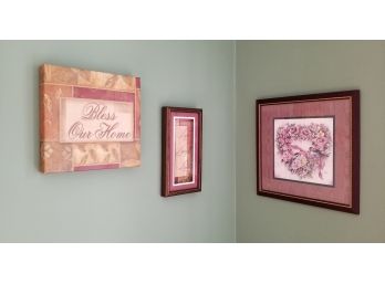 Wall Art - Pink And Peach