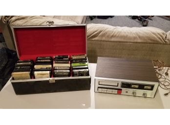 Vintage Craig (New Old Stock) Stereo Recorder And 8 Track Tapes