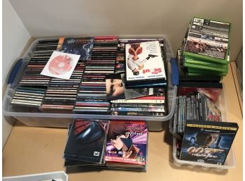 CD's, DVD's, And XBox Games
