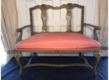 Antique Painted Settee