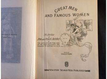 Great Men And Famous Women 1894