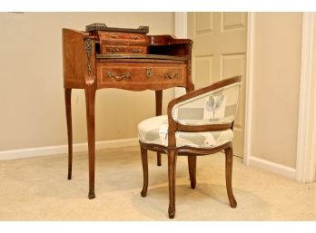 Antique Vanity And Chair