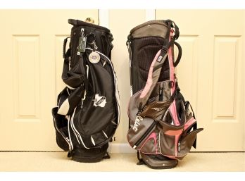 His (Taylor Made) & Her (Titleist) Golf Club Bag