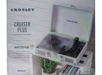 Crosley Cruiser Plus Portable Turntable Pastel Green And Purple With Bluetooth