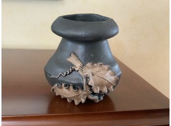 Wall Pocket Vase With Leaves