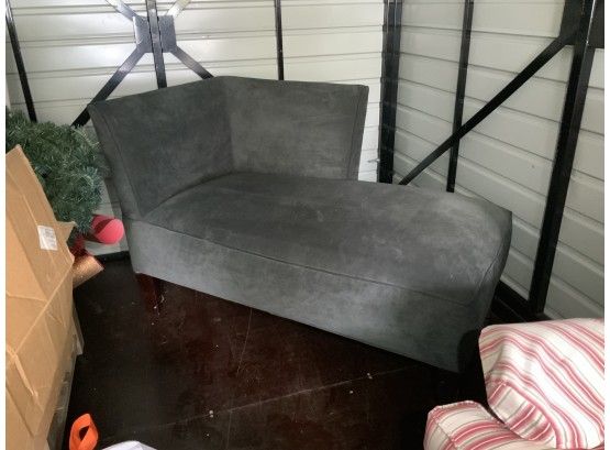 Gray  Micro-fiber Chaise Lounge