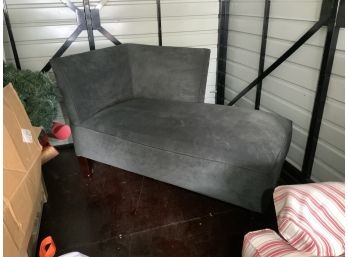 Gray  Micro-fiber Chaise Lounge