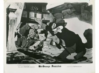 Glossy 8'x10' Cartoon Still From Walt Disney's 'Pinocchio'
