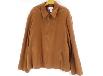 Armani Exchange Zippered Brown Jacket Size XL