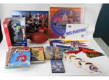 Lot Of Misc. Football Collectibles