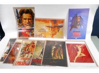 Lot Of Movie Mini Posters Mostly Clint Eastwood & Extras