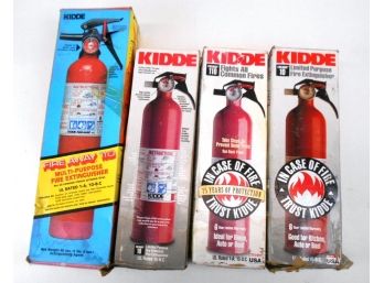 Lot Of 4 Kidde Fire Extinguishers NOS