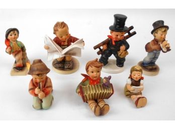 Lot Of 7 Hummel Figurines:  214/H TMK 4, KF40 TMK 5 , 11 2/0 TMK 3, 110 TMK2, #184