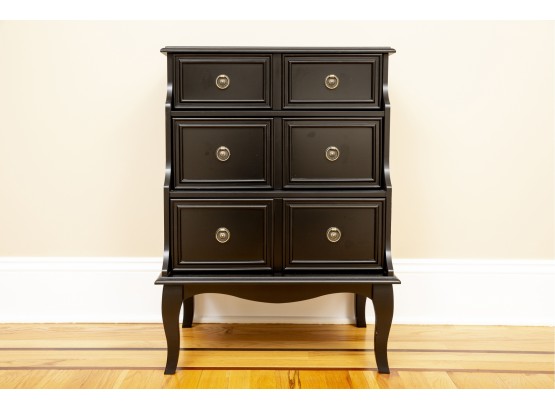 Small Black Chest With Three Drawers