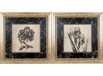 Two Matching Framed Florals