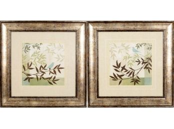 Two Framed Leaf Prints