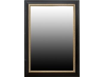 Black & Gold Framed Mirror