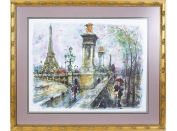 Framed Parisian Print