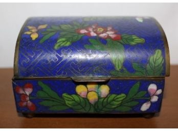 Vintage Chinese Cloisonne Hinged Box