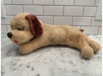 Vintage Toy Dog With Mechanical Wagging Tail, Made In Japan By Iwaya Corp.