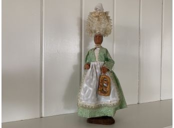 Le Pradet Peasant Doll With Clay Head (1980's)