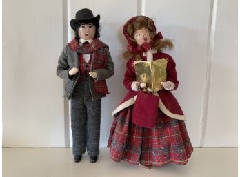 Caroling Pair - Signed '#9, NWB 1994'