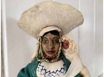 Vintage Folklore Quito Doll From Ecuador (1950's)