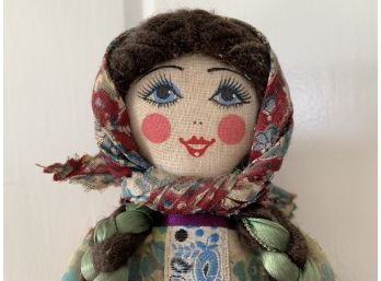 Handmade Russian 'Kukla' Folk Doll