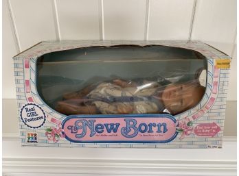 La New Born Baby Doll (1986) In Original Box By Berjusa