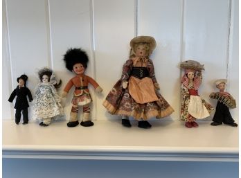 Group Of International Dolls