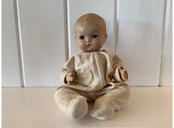 Effanbee Bisque Doll With Cotton Onesie