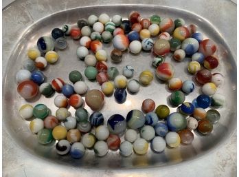 Over 115 Vintage Glass Marbles