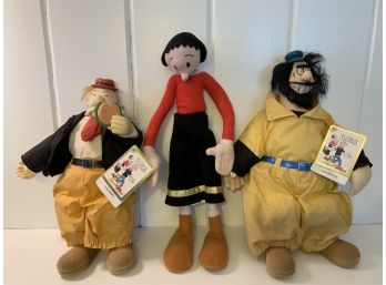 Vintage Popeye Character Dolls