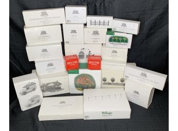 G54 Large Lot Of Village Accessories